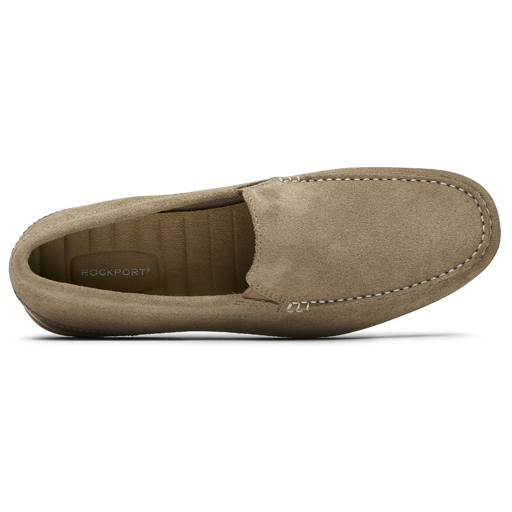 Slip-Ons Rockport Hombre Mexico - Malcom Venetian Verde Oliva - UWIXK3065